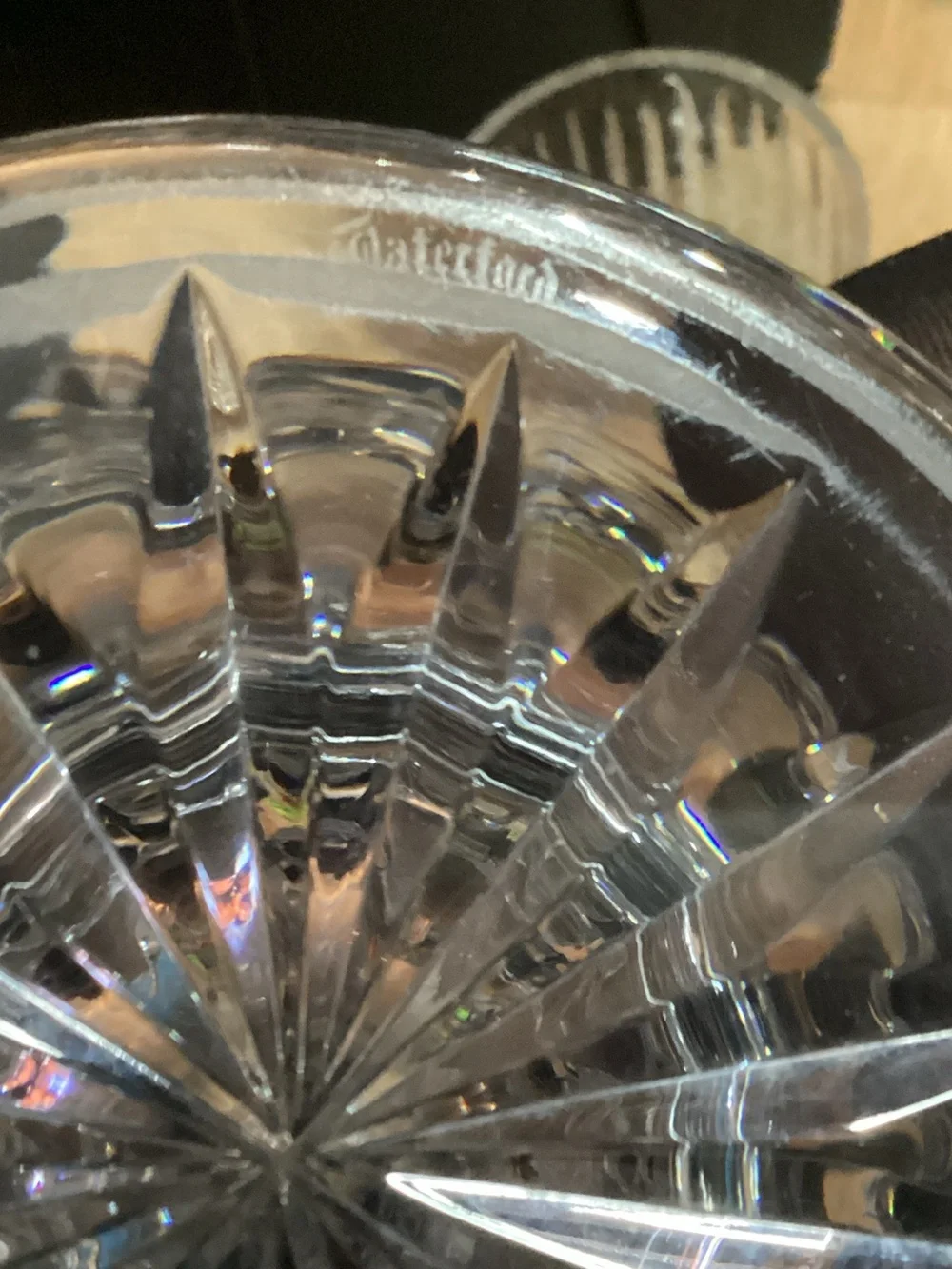 Waterford Starburst Cut Crystal Footed Vase - 10” X 7” - Beautiful Piece